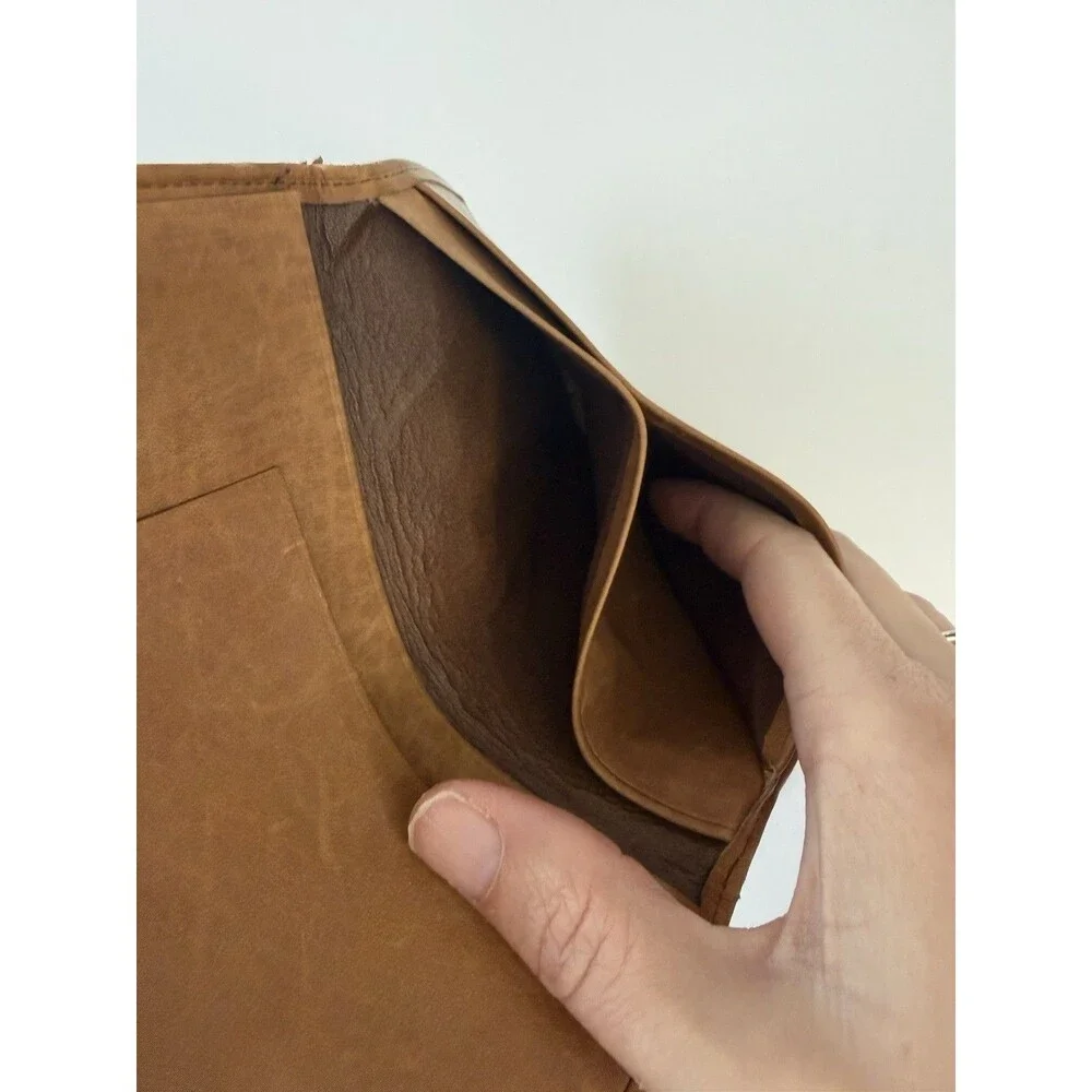Rolfs Bifold Buffalo Calf Leather Wallet Tan